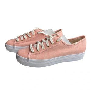 Women’s Keds Platform Sneakers | Peach | Size 11
